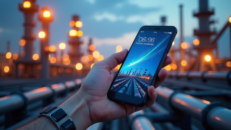 5g smartphone digitalisiert