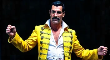 Künstlerische Vision von Freddie Mercury